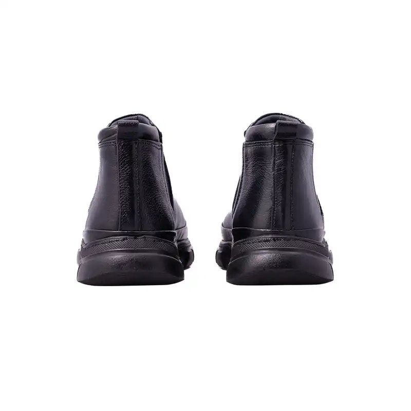 نیم بوت زنانه مدل پانیل رنگ مشکی