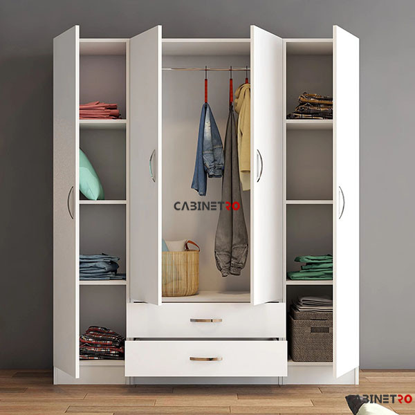 کمد لباس فلفور کابینت مدل MDF-TD16045180
