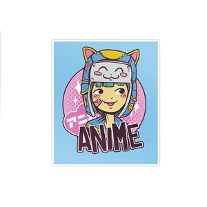 استیکر موبایل و تبلت ماسا دیزاین مدل stkv0355 طرح anime