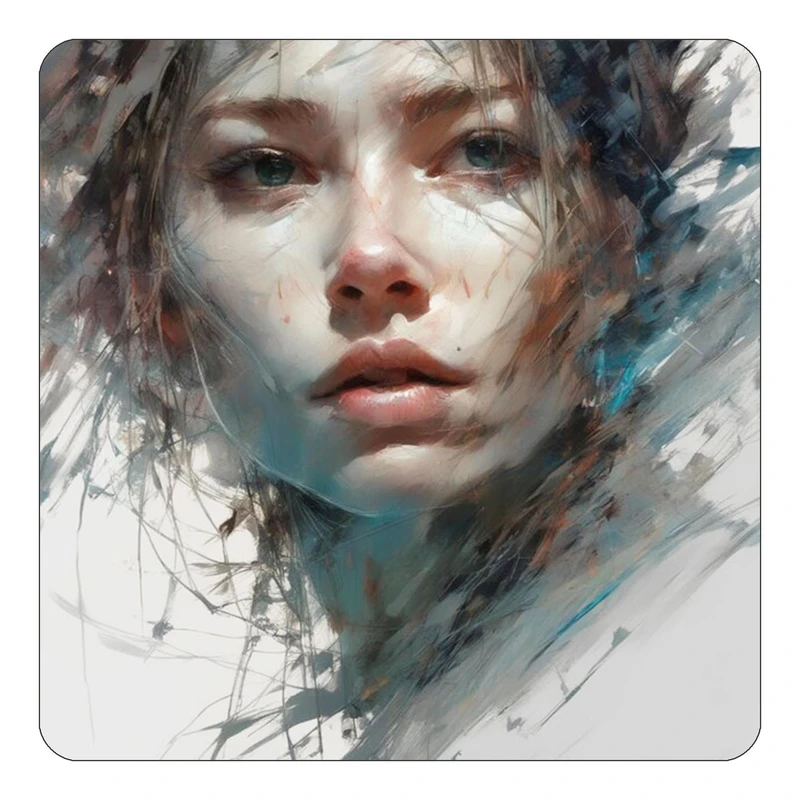 مگنت کاکتی طرح نقاشی رنگ روغن مدل mp69347