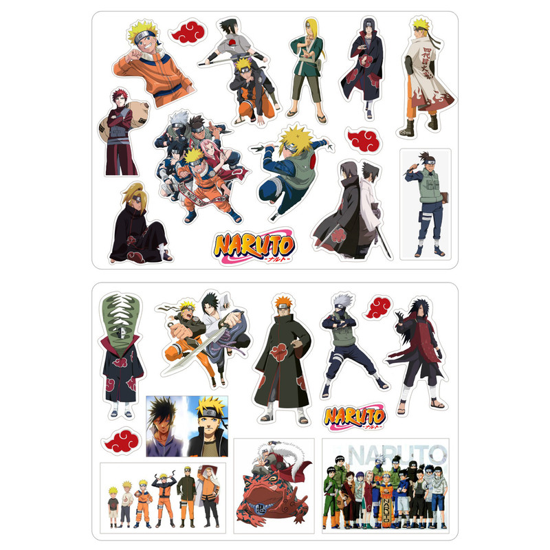 برچسب مدل انیمه ناروتو کد 28 بسته 2 عددی