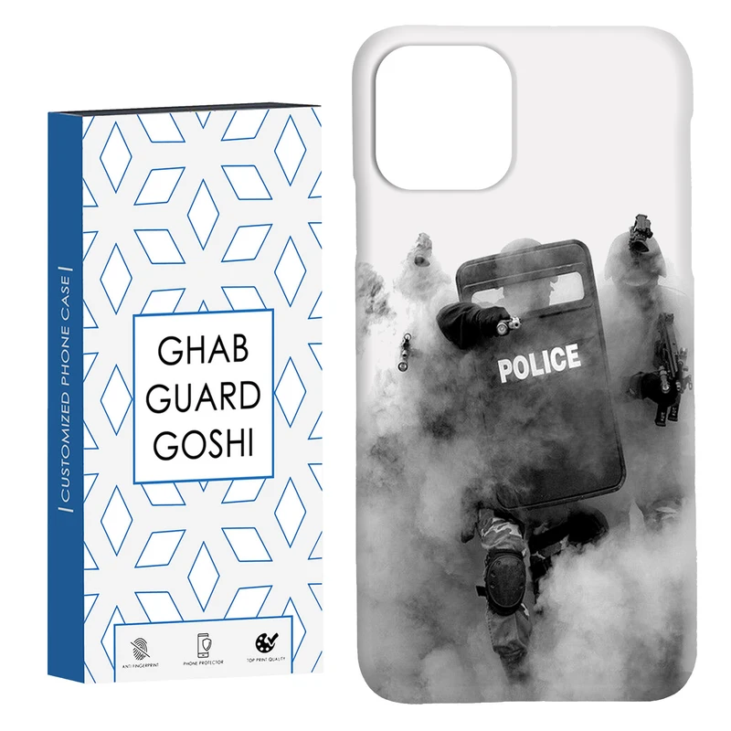 کاور قاب گارد گوشی طرح police کد Dimo-136 مناسب برای گوشی موبایل اپل  IPHONE 11