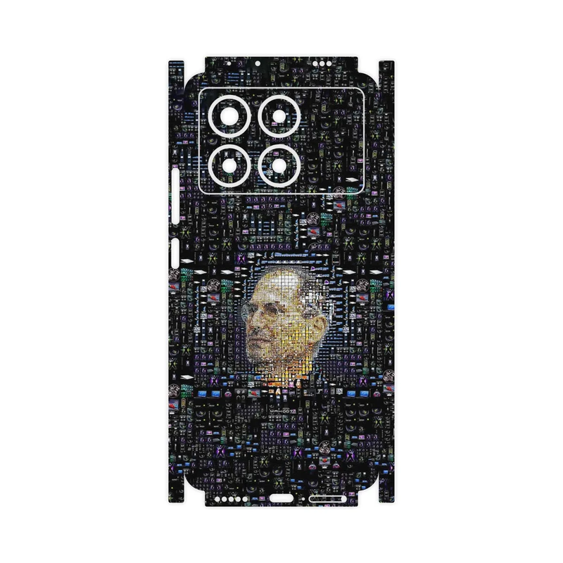 برچسب پوششی ماهوت مدل Collage of Steve Jobs 2-FullSkin مناسب برای گوشی موبایل شیائومی Poco X6 Pro