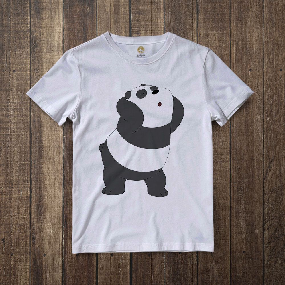 تی شرت آستین کوتاه زنانه هومرو مدل TW094 طرح خرس های کله فندقی -  - 6