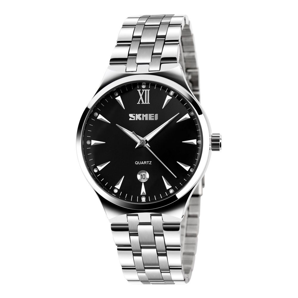ست ساعت مچی عقربه ای اسکمی مدل 9071 black کد 01  2