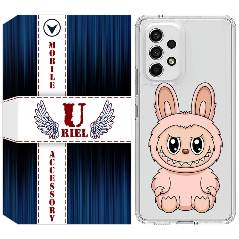 کاور یوریل مدل Clear کد 138 طرح لبوبو مناسب برای گوشی موبایل سامسونگ Galaxy A52 / A52s