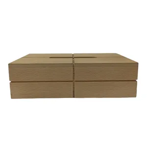 جعبه دستمال کاغذی چوبی مدل چوب راش کد 054