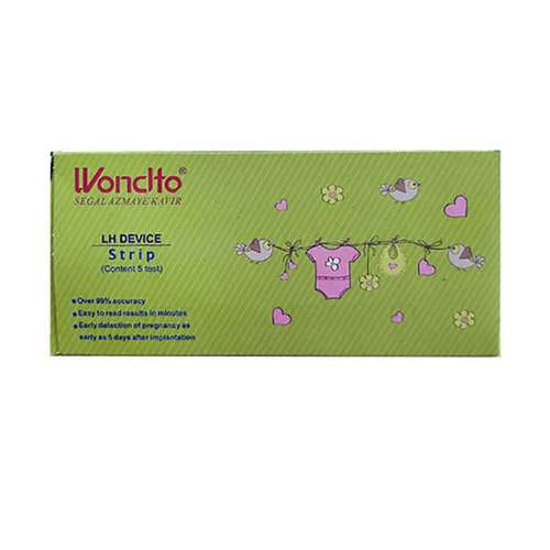 تست تخمک گذاری ونسلتو مدل LH بسته 5 عددی