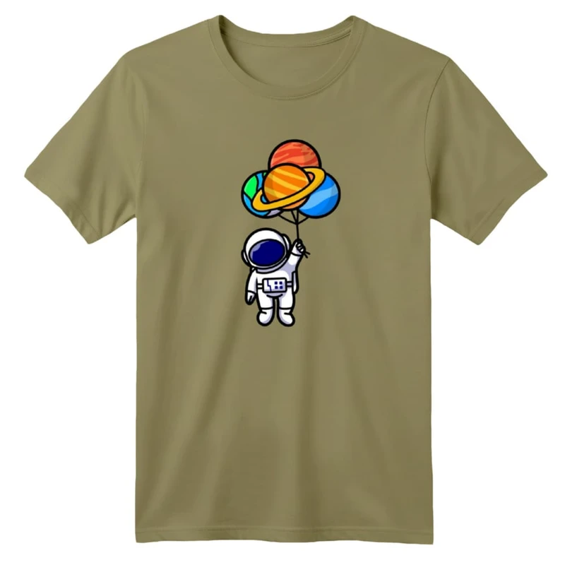 تی شرت آستین کوتاه بچگانه مدل فضانورد کد ۱۹