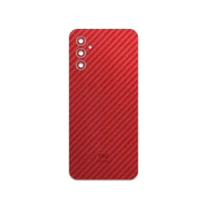 MAHOOT Red-Fiber Cover Sticker for Samsung Galaxy M13  India