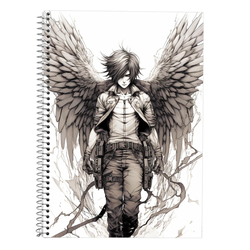 دفتر زبان 50 برگ مدوپد مدل سه خط طرح تایتان Titan کد DF11953