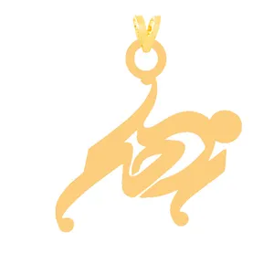 آویز گردنبند طلا 18 عیار زنانه کرابو مدل زهرا Kr31399