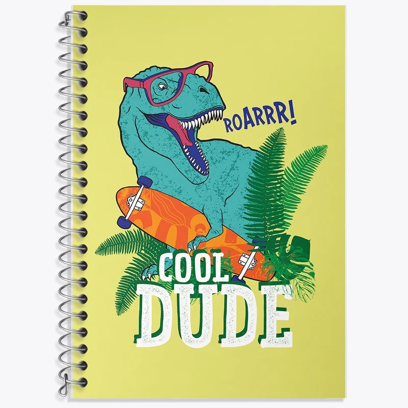 دفتر لغت 50 برگ خندالو طرح دایناسور کد F2534