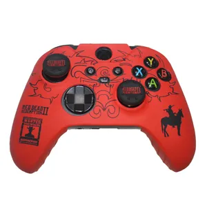 محافظ دسته ایکس باکس سری S/X مدل RREEDD red dead به همراه روکش آنالوگ