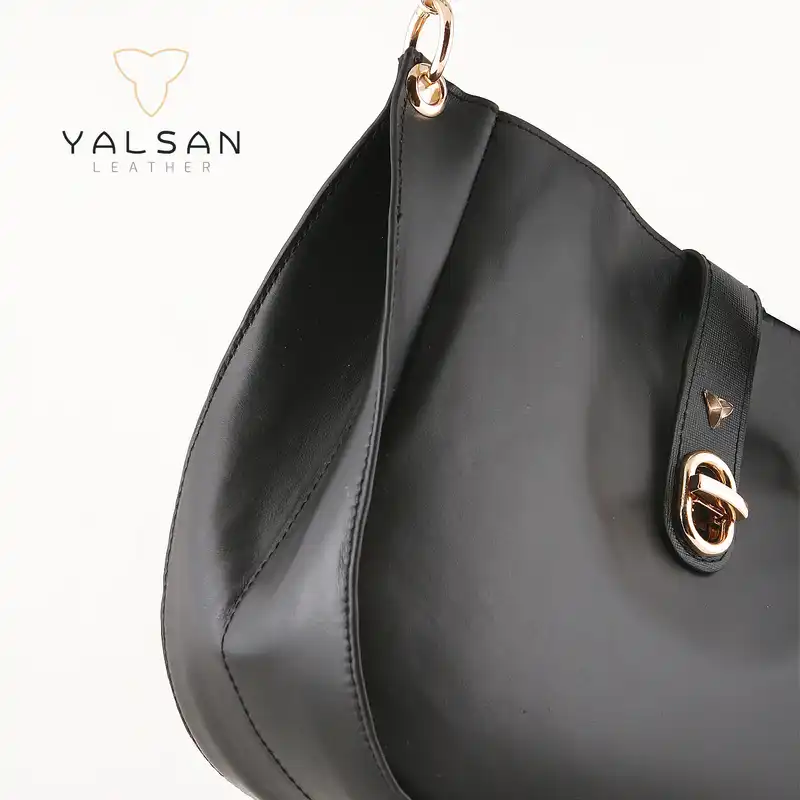 کیف دوشی زنانه چرم یلسان مدل  لنا کد 010-HRM