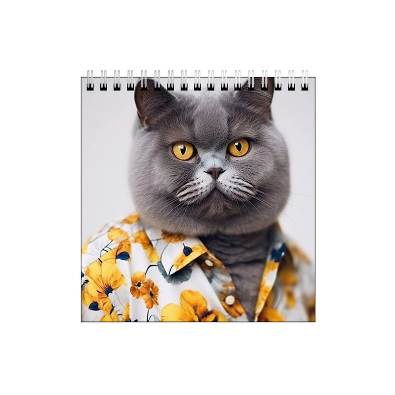 دفتر طراحی طرح گربه اسکاتیش بلو جنتلمن کد 5846595