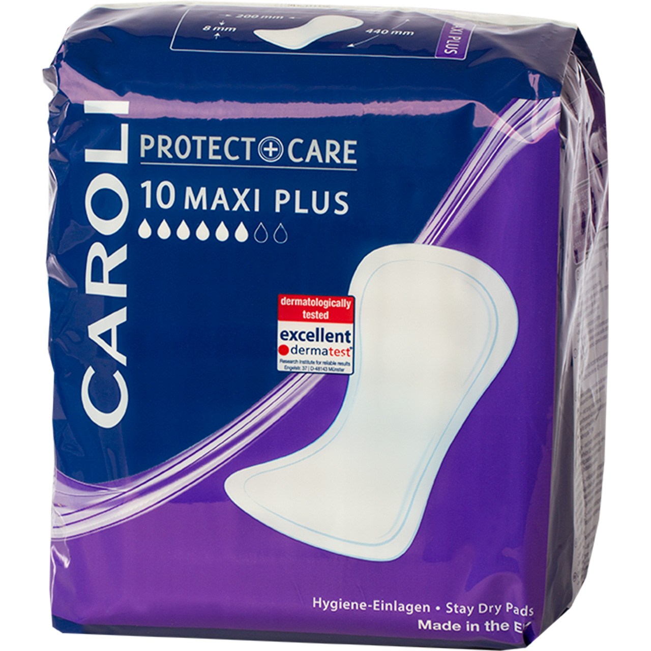 نوار بهداشتی کرولی سری Protect Plus Care مدل Maxi Plus - بسته 10 عددی