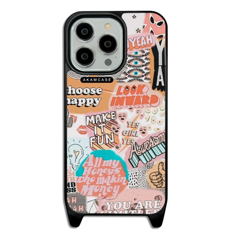 کاور آکام مدل AMCWLA13PRO-GOOD VIBE2 مناسب برای گوشی موبایل اپل iPhone 13 Pro