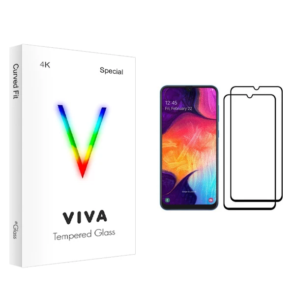 محافظ صفحه نمایش ویوا مدل 4K مناسب برای گوشی موبایل سامسونگ Galaxy A50 بسته دو عددی