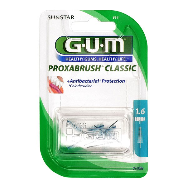 برس یدک مسواک بین دندانی جی یو ام مدل Proxabrush Classic سایز 1.6