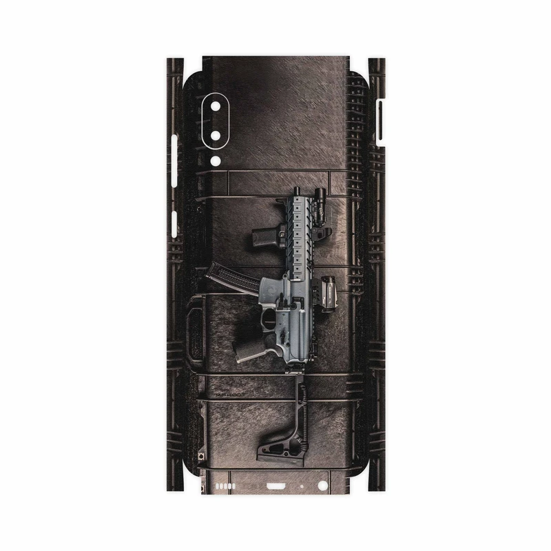 برچسب پوششی ماهوت مدل Gun-FullSkin مناسب برای گوشی موبایل سامسونگ Galaxy M02