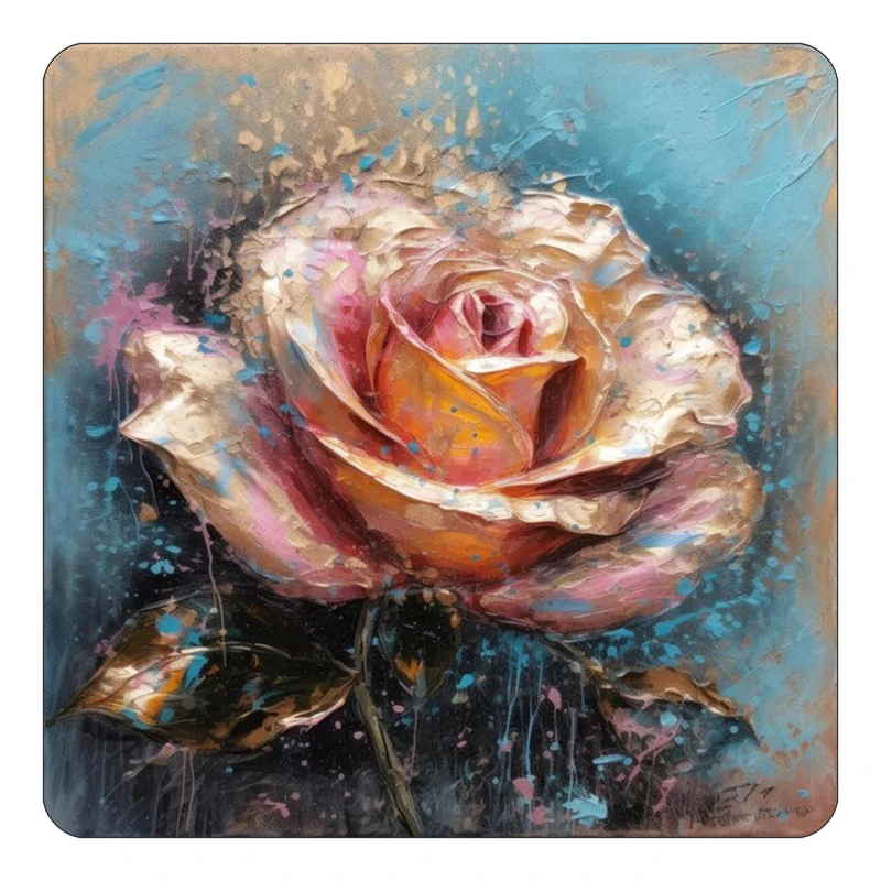 مگنت کاکتی طرح نقاشی رنگ روغن مدل mp69425