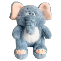 عروسک مدل فیل نشسته بامزه پرزی ارتفاع 30 سانتی متر