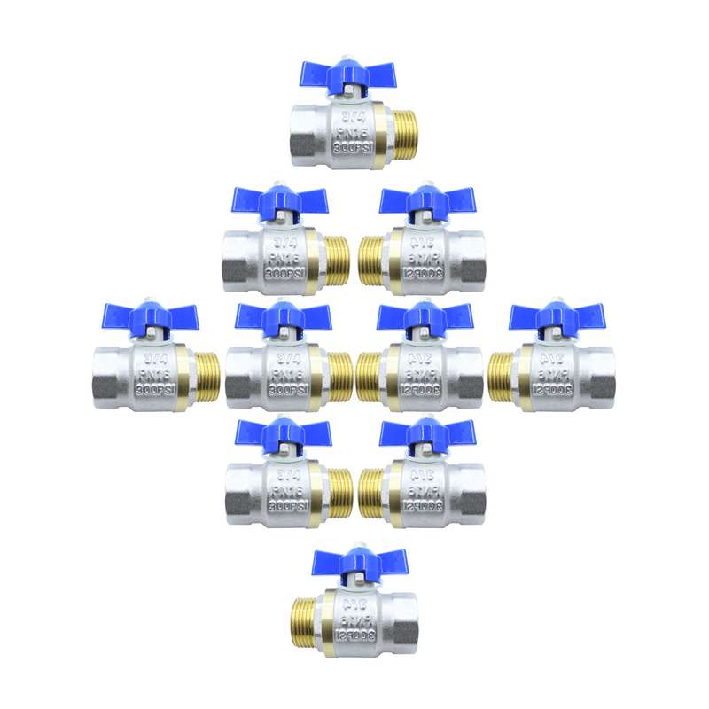 شیر پکیج بی تی مدل DN-3/4-PN16 بسته 10 عددی