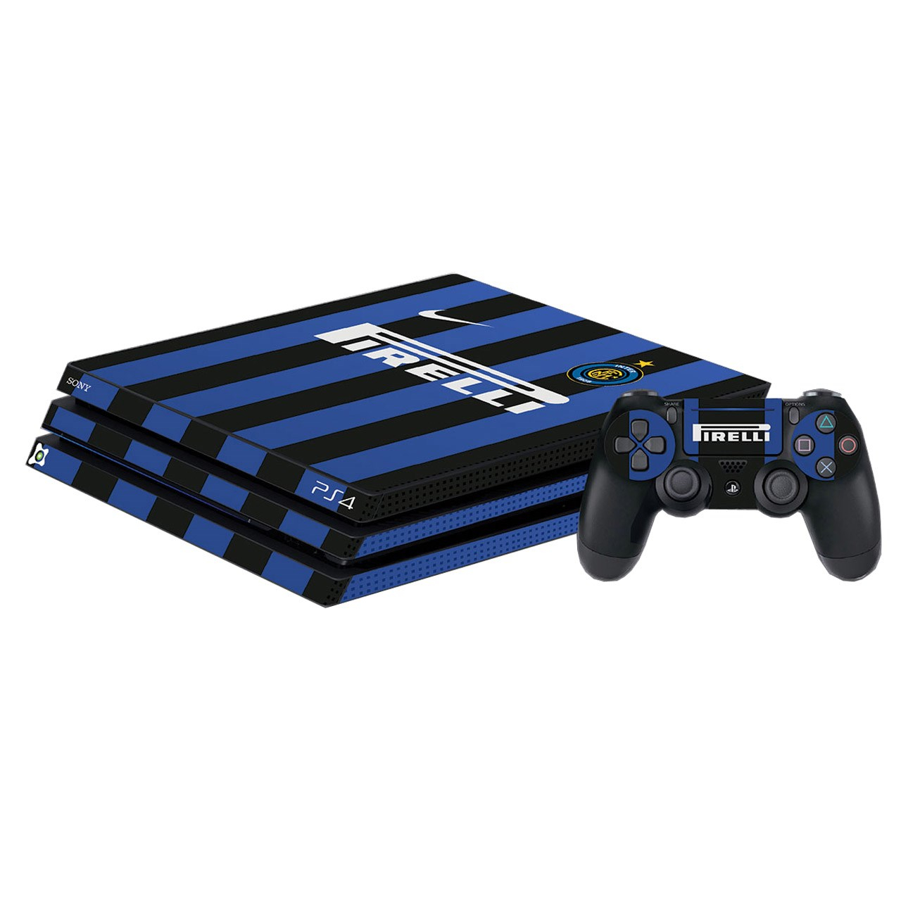 برچسب پلی استیشن 4 Pro آی گیمر طرح Inter Milan