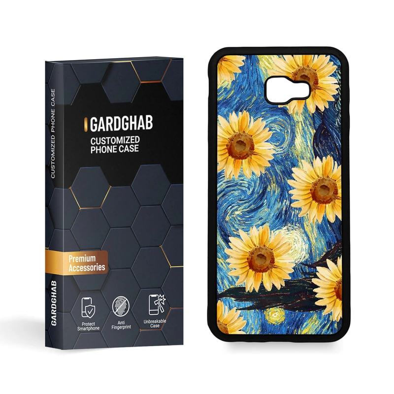 کاور گارد قاب مدل گل مناسب برای گوشی موبایل سامسونگ Galaxy J4 Plus