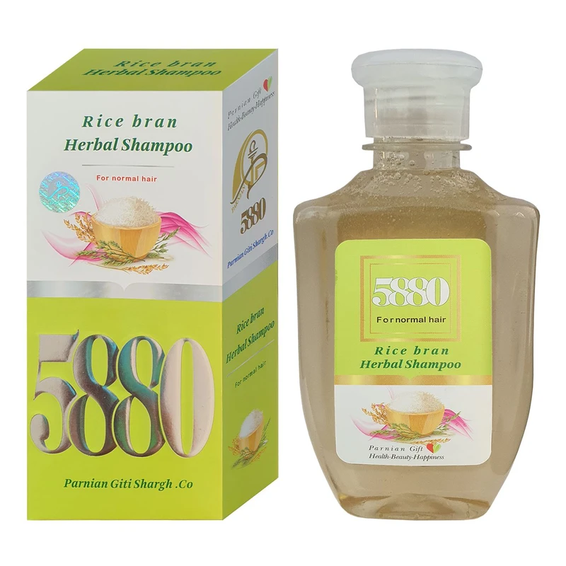 شامپو مو 5880 مدل سبوس برنج وزن 280 گرم