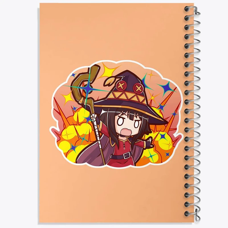 دفتر نت موسیقی 50 برگ خندالو مدل مگومین انیمه کونوسوبا Konosuba کد 27164