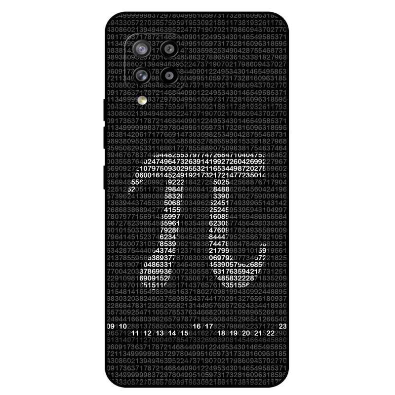 کاور مگافون طرح عدد پی مدل 7240 مناسب برای گوشی موبایل سامسونگ Galaxy A42 5G