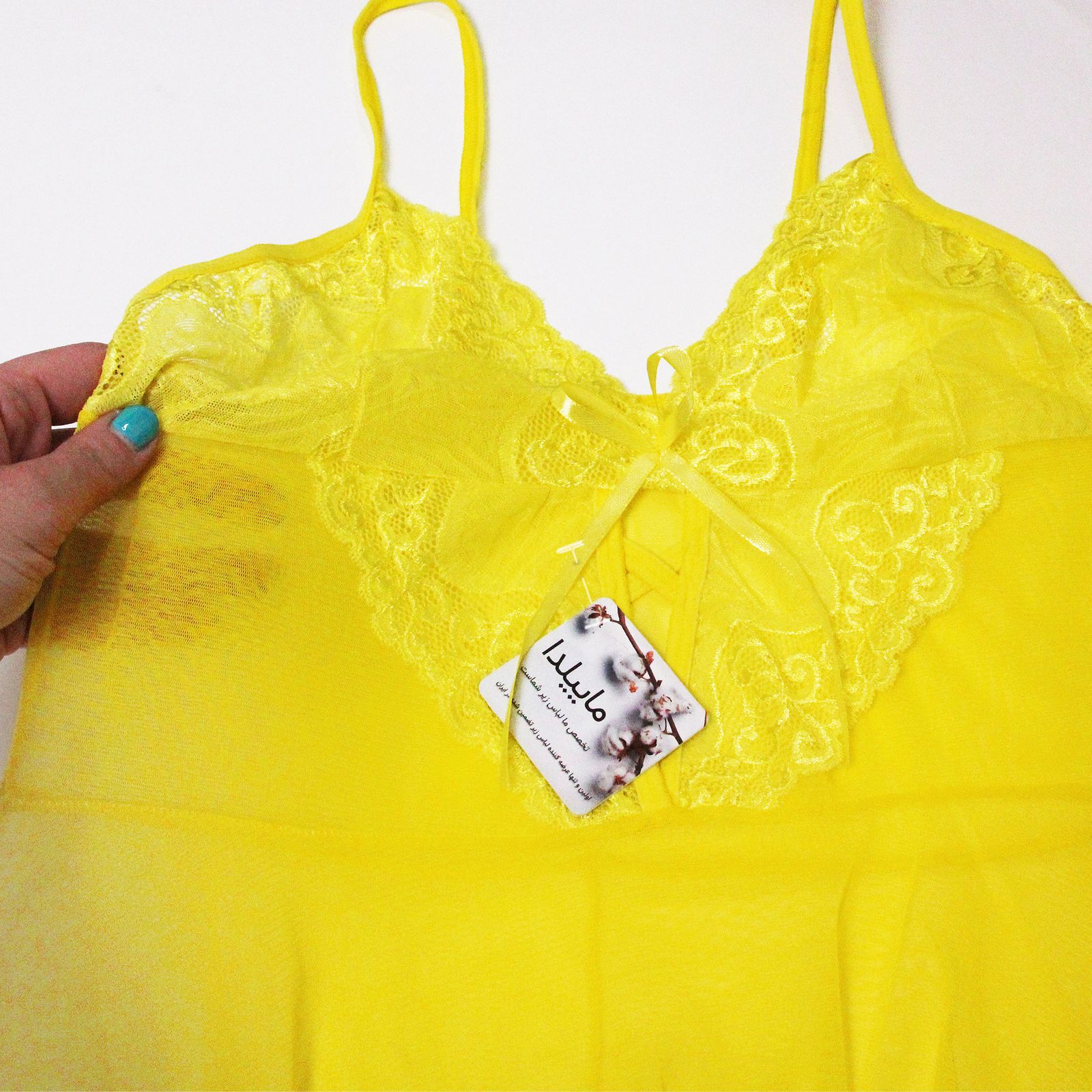 لباس خواب زنانه ماییلدا مدل 3752-512 رنگ زرد -  - 6