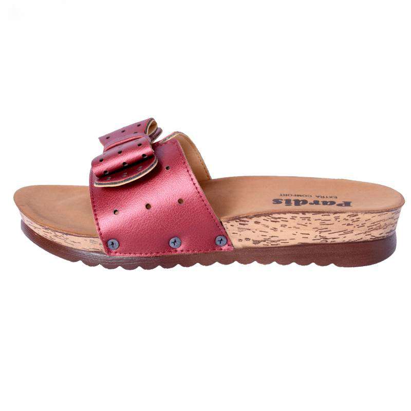 دمپایی زنانه پردیس مدل 3030 رنگ کالباسی