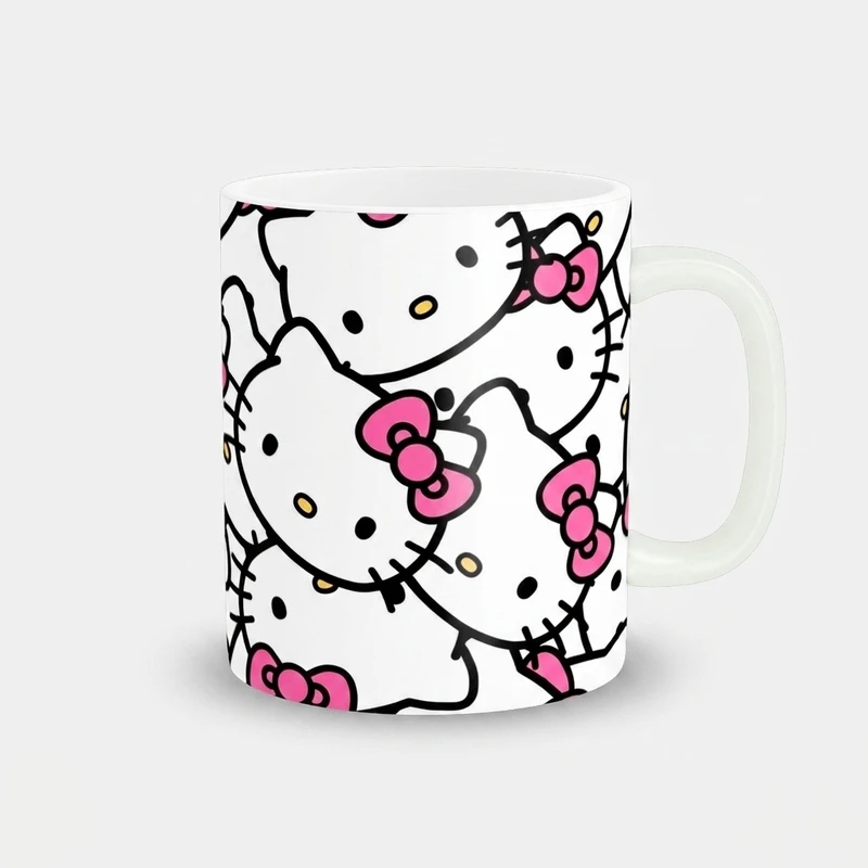 ماگ مدل فانتزی طرح هلو کیتی Hello kitty کد 294