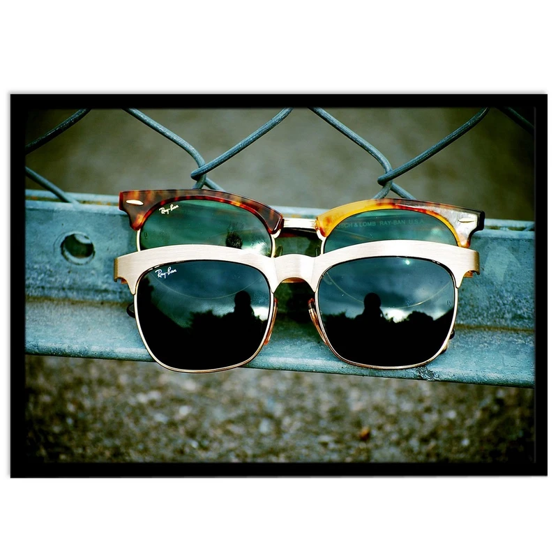 تابلو نوری بکلیت طرح فشن و عینک مدل B-14752