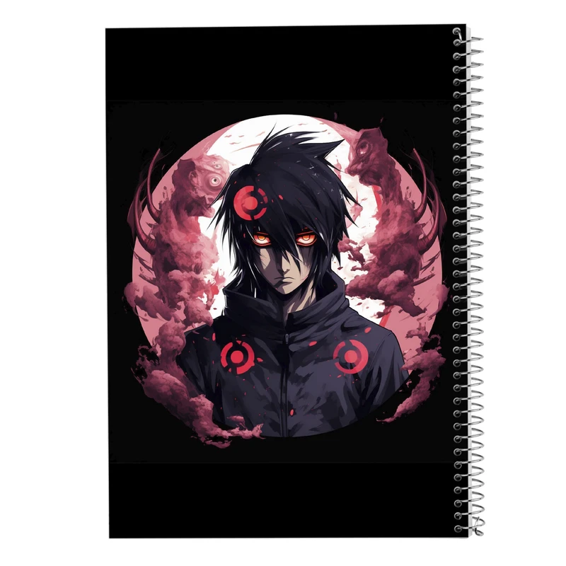 دفتر ژورنال نویسی 50 برگ مدوپد مدل نقطه ای طرح Naroto کد DF11234