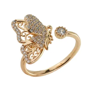 انگشتر زنانه ژوپینگ مدل پروانه کد AAE-236