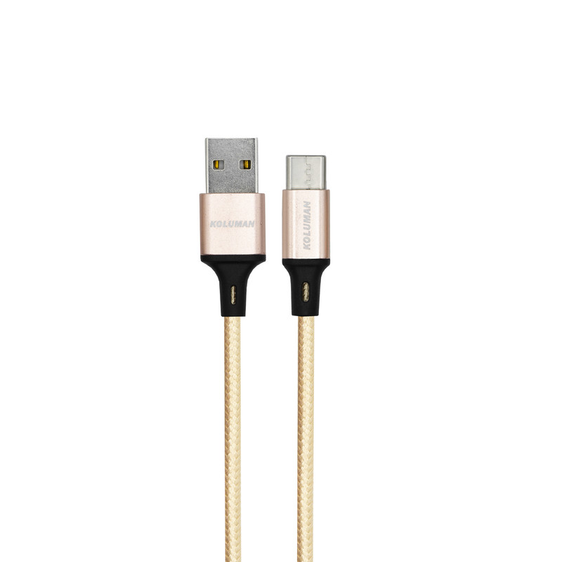 کابل تبدیل USB به USB-C کلومن مدل DK - 61 طول 1 متر
