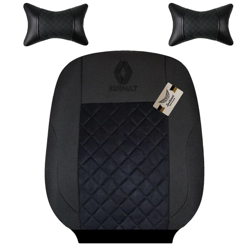 روکش صندلی سوشیانت مدل فابریک مناسب برای رنو L90 به همراه پشت گردنی