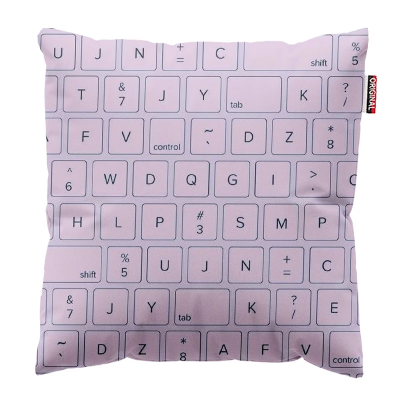 کوسن پاد آفرین طرح صفحه کلید کد 2919 سایز 40*40 سانتی متر