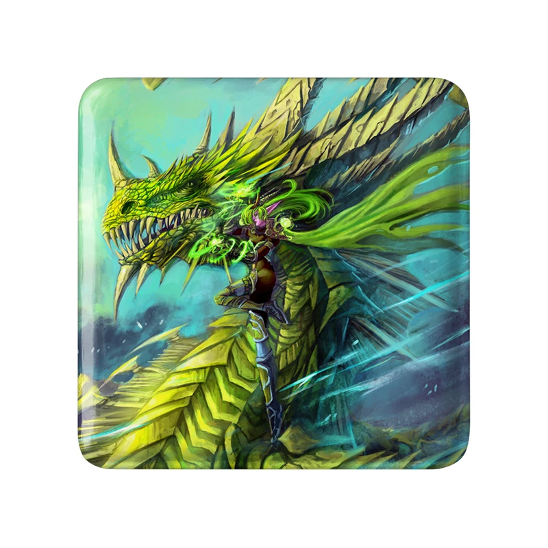 مگنت خندالو طرح بازی دنیای وارکرفت (World of Warcraft) مدل مربعی کد 31818