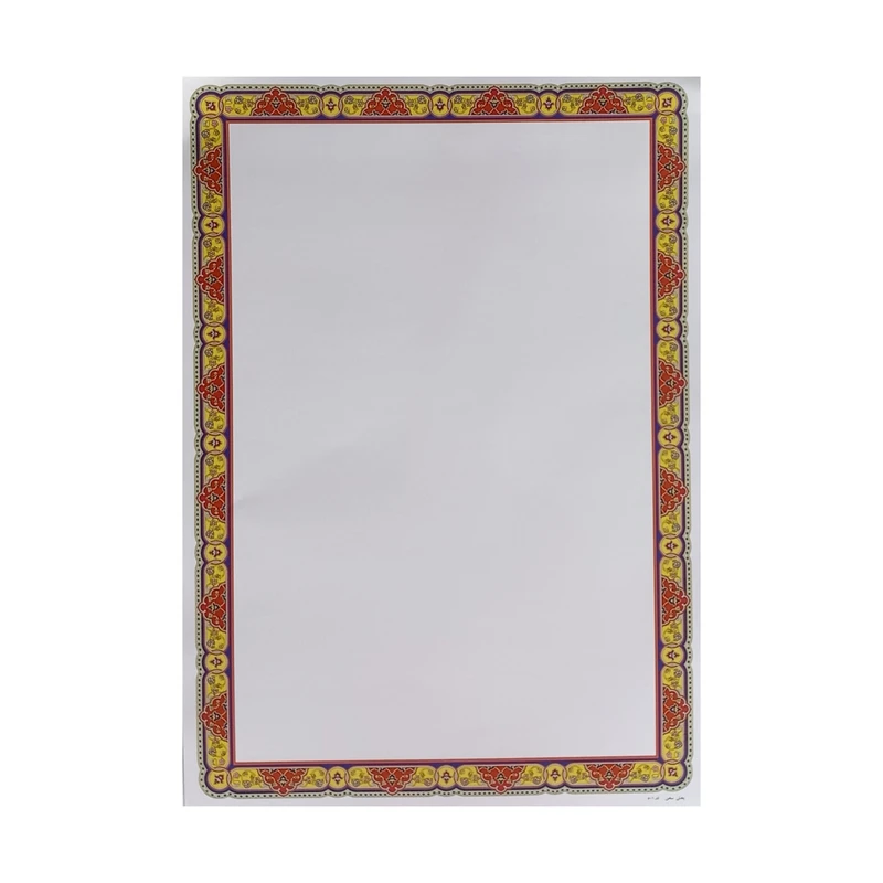 کاغذ تذهیب A4 مدل سنتی کد 501 بسته 20 عددی