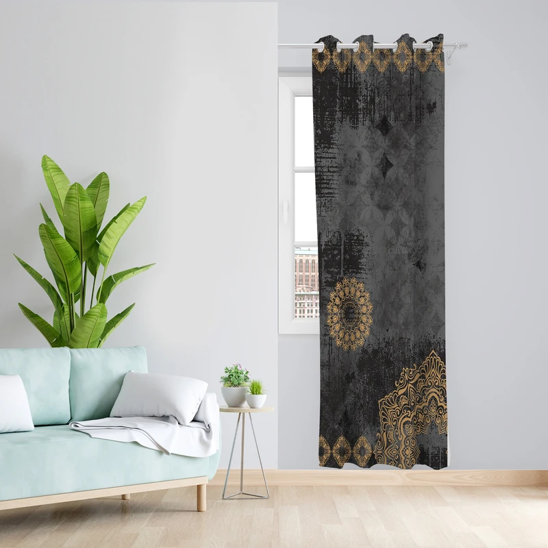 پرده مدل مخمل پانچی کد 4277 z سایز 140x200 سانتی متر