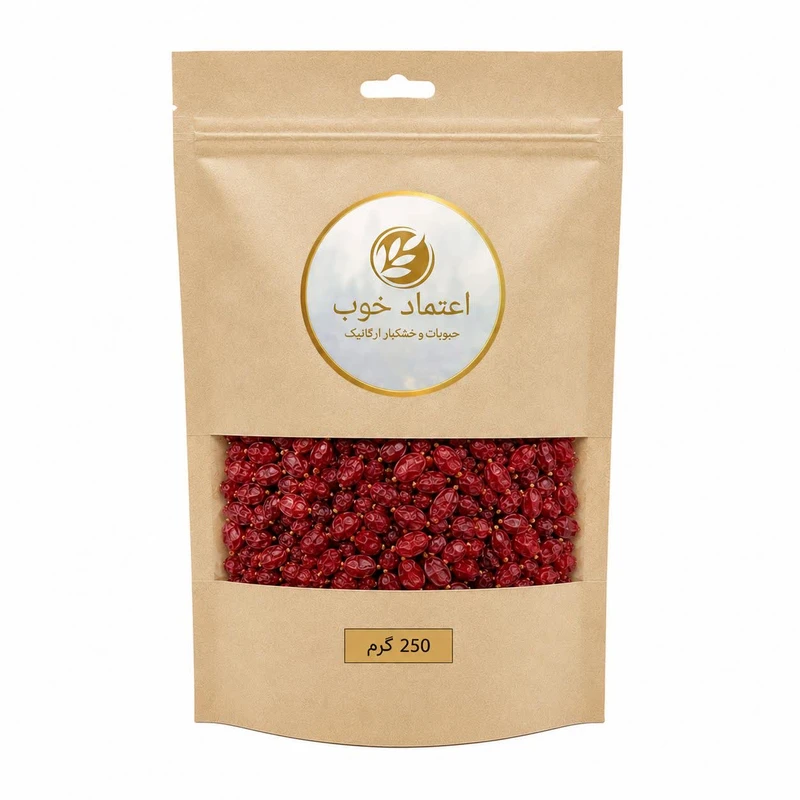زرشک پفکی اعتماد خوب - 250 گرم