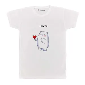 تی شرت بچگانه پرمانه طرح خرس های کله فندقی کد pmt.5560