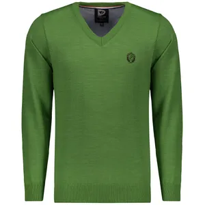 پلیور مردانه تریکو پاییزان مدل P700 ملانژ