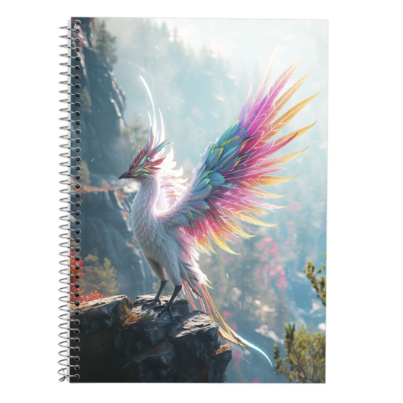 دفتر زبان 50 برگ مدوپد مدل دو خط طرح جوجه کد DF14686