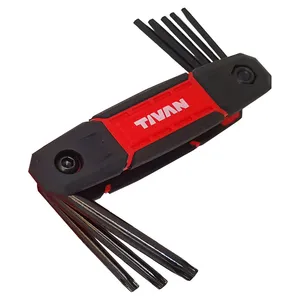 آچار آلن ستاره ای تیوان مدل SG-FT08 مجموعه 8 عددی